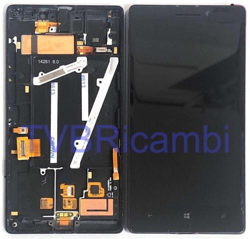 Nokia Lumia N930 Display ORIGINALE + Frame Nero