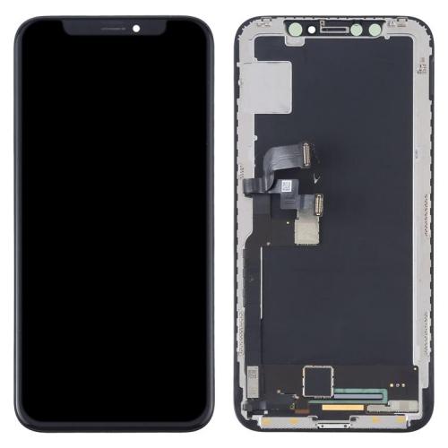 IPhone X Display ORIGINALE Cambiato Vetro Nero