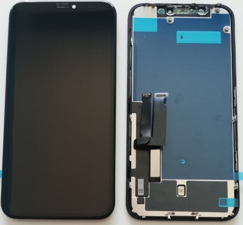IPhone XR Display ORIGINALE Cambiato Vetro Nero