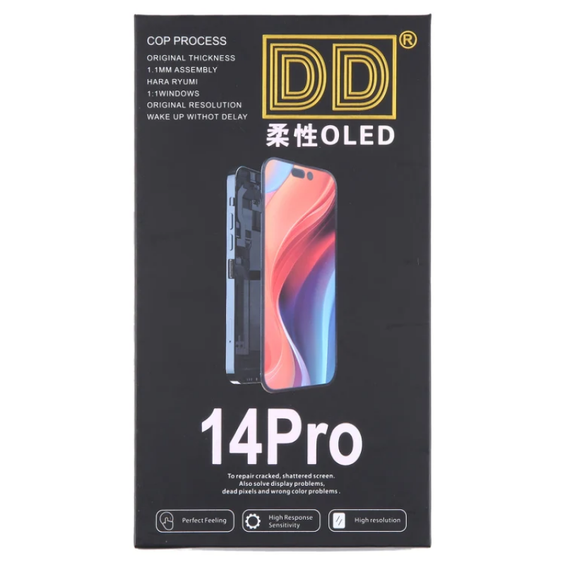 IPhone 14Pro Display Completo Compatibile OLED SOFT (DD) Nero