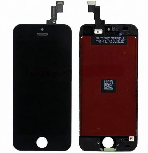 IPhone 5SE IPhone 5S Display ORIGINALE Cambiato Vetro Nero A1723 A1662