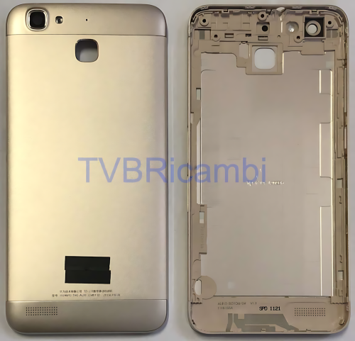Huawei P8Lite SMART Enjoy 5S GR3 Cover Posteriore Oro TAG-L01 TAG-L02