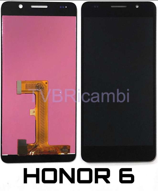 Huawei Honor 6 Display Senza Frame Nero H60-L02 H60-L01 H60-L12 H60-L04