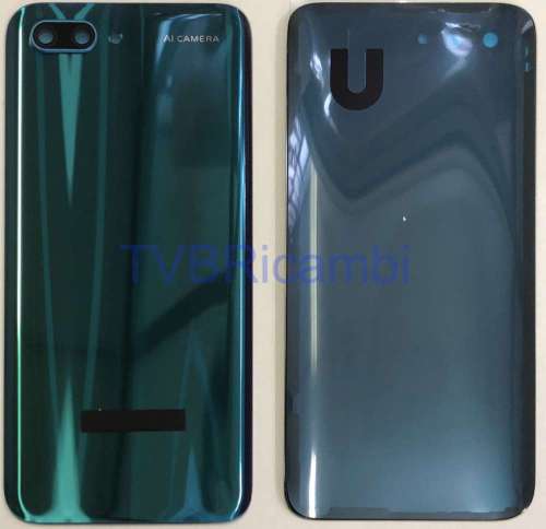 Huawei Honor 10 Cover Posteriore + Supporto Fotocamera Verde COL-AL10 COL-L29 COL-L19