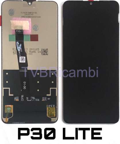 Huawei P30Lite Nova 4E P30Lite New Edition Honor 20S Display ORIGINALE Senza Frame Nero MAR-L01A MAR-L21A MAR-LX1A MAR-LX1M MAR-LX2J