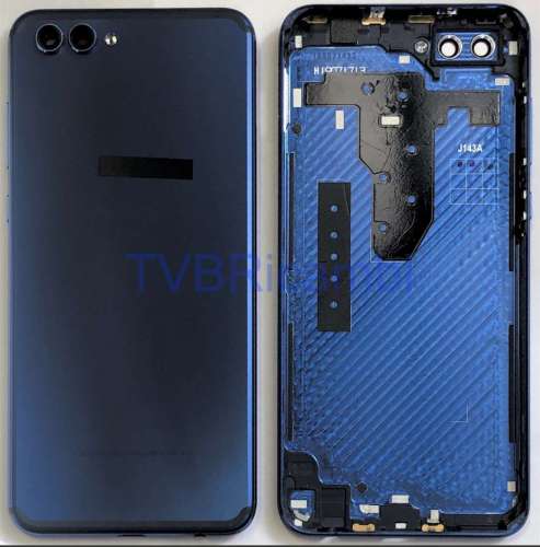 Huawei Honor View 10 Honor V10 Cover Posteriore + Supporto Fotocamera Blu BKL-AL20 BKL-L04 BKL-L09