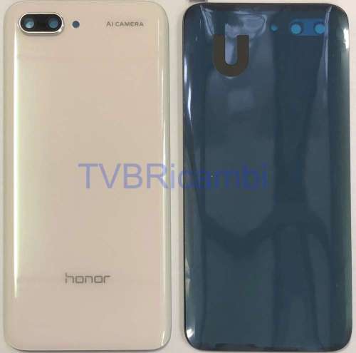 Huawei Honor 10 Cover Posteriore + Supporto Fotocamera Bianco COL-AL10 COL-L29 COL-L19