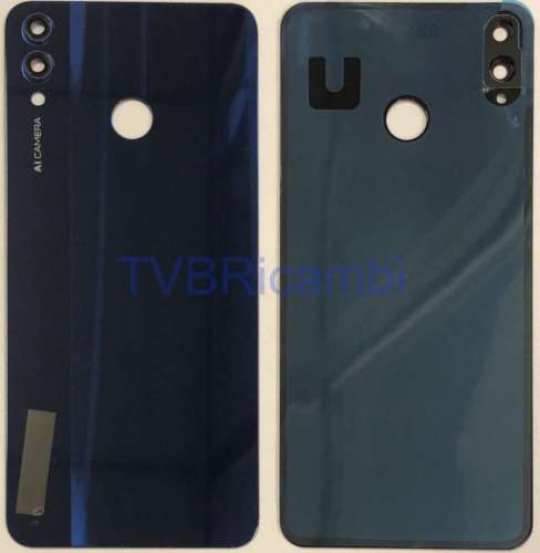 Huawei Honor 8X Honor View 10Lite Cover Posteriore ORIGINALE + Supporto Fotocamera Blu SN-L11 JSN-L21 JSN-L42