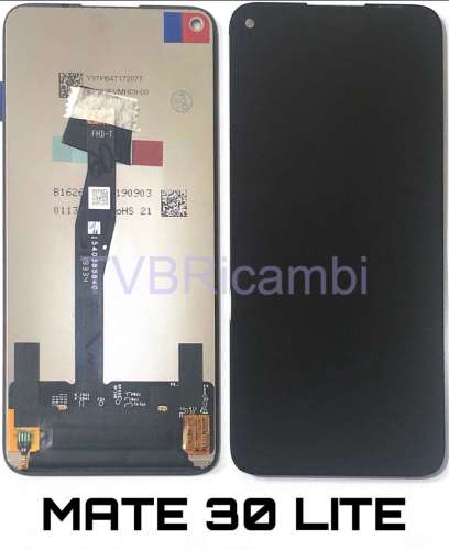 Huawei Mate 30Lite Nova 5i Pro Nova 5z Display ORIGINALE Senza Frame Nero