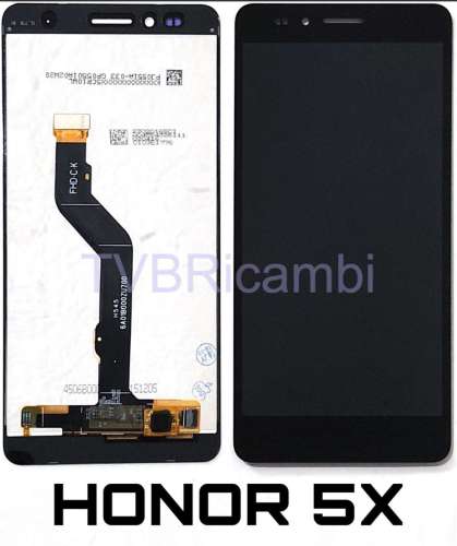 Huawei Honor 5X GR5 Display Senza Frame Nero KII-L21 KII-L22 KII-L23