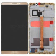 Huawei Mate 8 Display ORIGINALE + Frame Oro NXT-AL10 NXT-CL00 NXT-TL00 NXT-L09