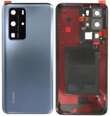 Huawei P40Pro 原装后盖带镜片 银 ELS-NX9 ELS-N09