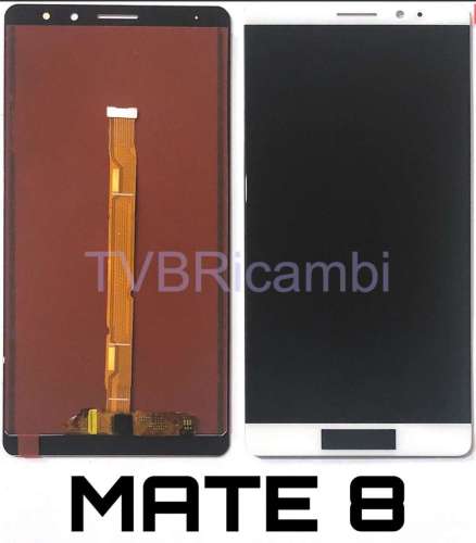 Huawei Mate 8 Display Senza Frame Bianco NXT-AL10 NXT-CL00 NXT-TL00 NXT-L09