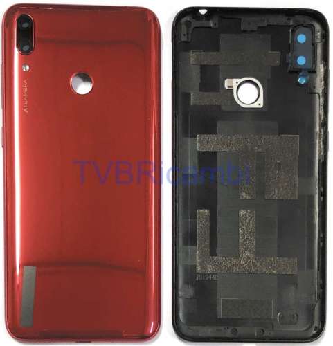 Huawei Y7 2019 Cover Posteriore Rosso DUB-LX1