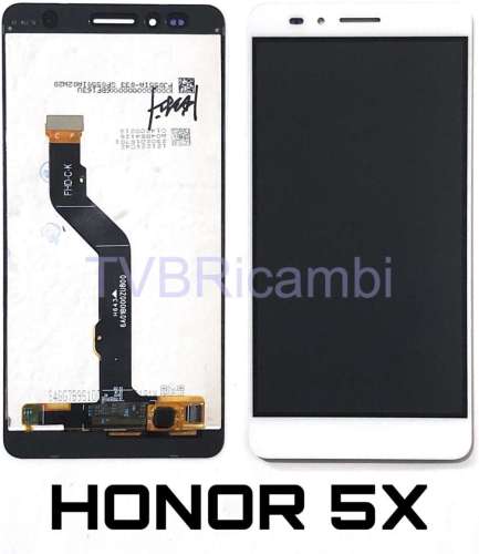 Huawei Honor 5X GR5 Display Senza Frame Bianco KII-L21 KII-L22 KII-L23