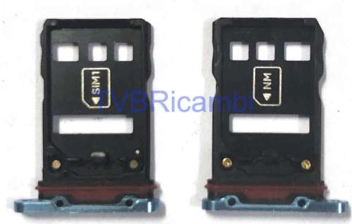 Huawei P30Pro Sim Tray Aurora Blu VOG-L29 VOG-L09 VOG-L04