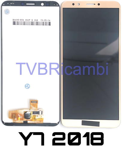 Huawei Y7 2018 Honor 7C Y7Pro 2018 Enjoy 8 Display ORIGINALE Senza Frame Oro LDN-L01 LDN-LX3