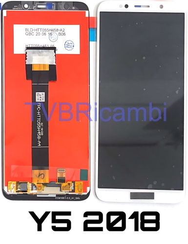 Huawei Y5 2018 Honor Play 7 Y5 Prime 2018 Honor 7S Display ORIGINALE Senza Frame Bianco DRA-LX2 DUA-LX2 DRA-L01 DUA-L21 DRA-L21 DRA-LX3