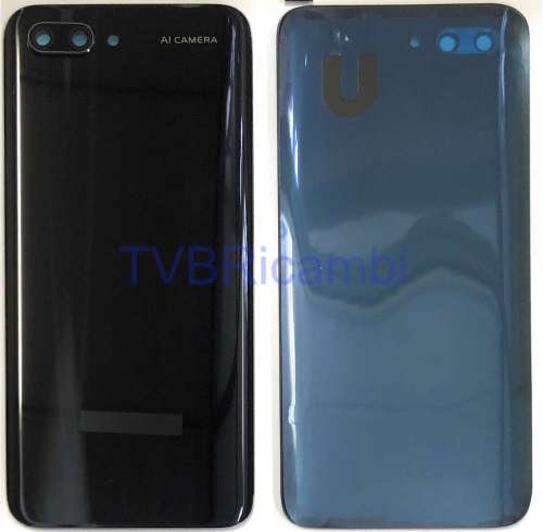 Huawei Honor 10 Cover Posteriore + Supporto Fotocamera Nero COL-AL10 COL-L29 COL-L19
