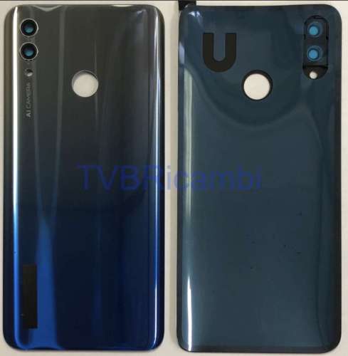 Huawei Honor 10Lite Cover Posteriore + Supporto Fotocamera Grigio Blu HRY-LX1 HRY-LX2