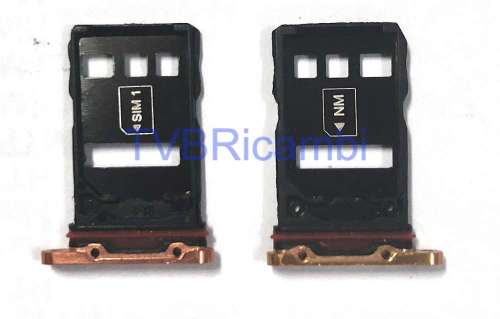 Huawei P30Pro Sim Tray Arancione VOG-L29 VOG-L09 VOG-L04