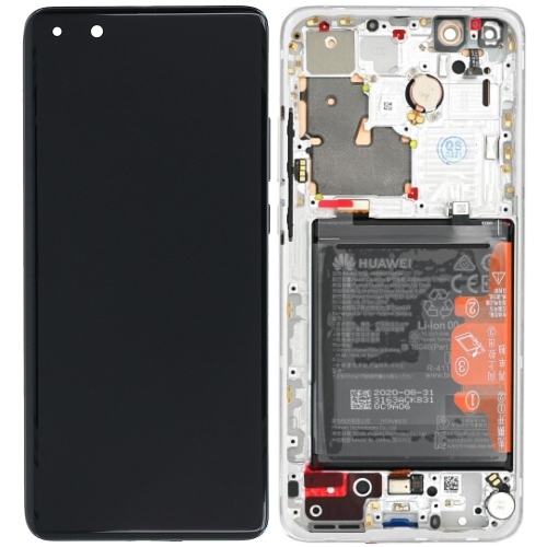 Huawei P40Pro Plus 售后原装总成带框带电池 白 ELS-N39