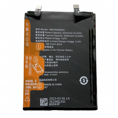 Batteria HB476489EFW Huawei Honor 50 Honor 60Se Nova 9 NTH-AN00 NTH-NX9 NAM-LX9