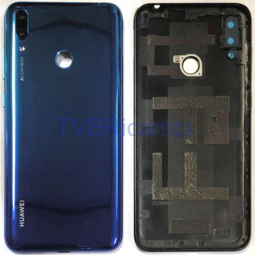 Huawei Y7 2019 Cover Posteriore Blu DUB-LX1