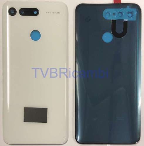 Huawei Honor V20 Honor View 20 Cover Posteriore Bianco PCT-AL10 PCT-TL10 PCT-L29