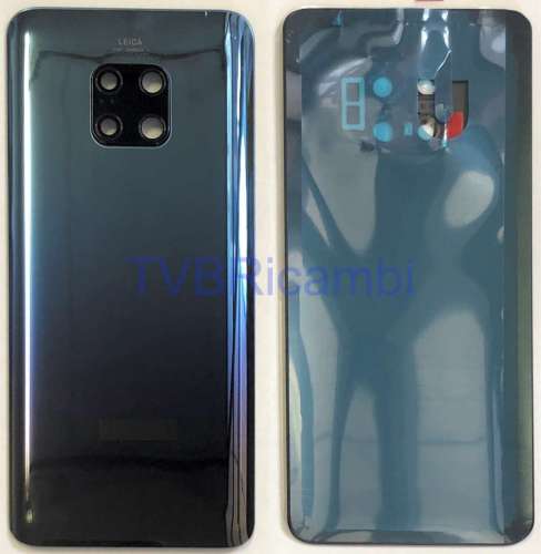 Huawei Mate 20 2.4 Cover Posteriore ORIGINALE + Supporto Fotocamera con Tasto Home BluViola HMA-L09 HMA-L29