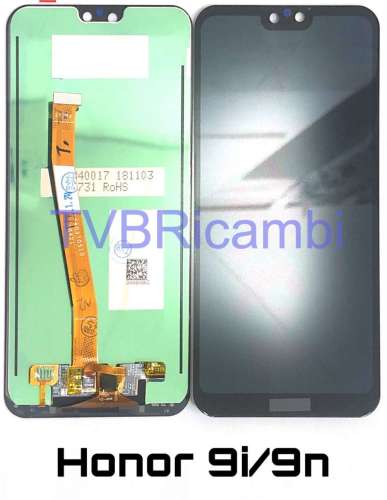 Huawei Honor 9i Honor 9N Display ORIGINALE Senza Frame Nero LLD-AL20 LLD-AL30
