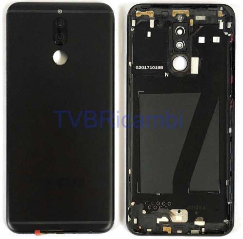 Huawei Mate 10Lite G10 Cover Posteriore ORIGINALE + Supporto Fotocamera Nero RNE-L21 RNE-L01