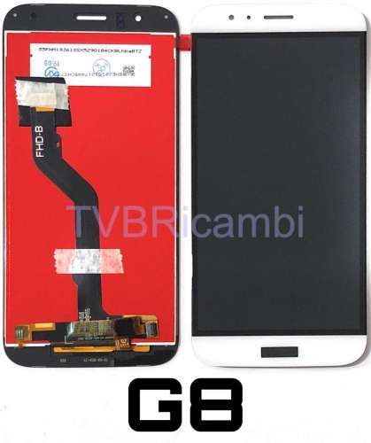 Huawei G8 Display Senza Frame Bianco RIO-AL00