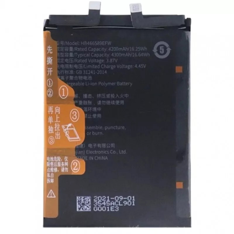Batteria HB466589EFW Huawei Honor 50Lite Nova 8i NEN-L22 NEN-LX1 NTN-L22 NTN-LX1