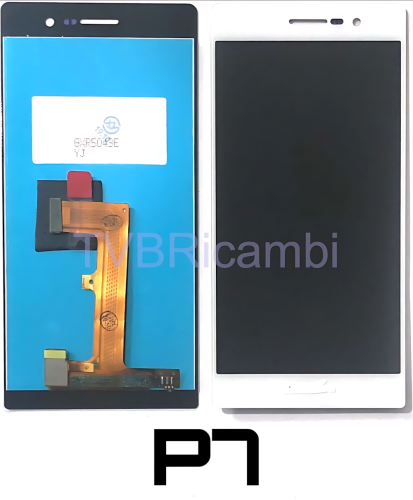 Huawei P7 Display Senza Frame Bianco P7-L10 P7-L00