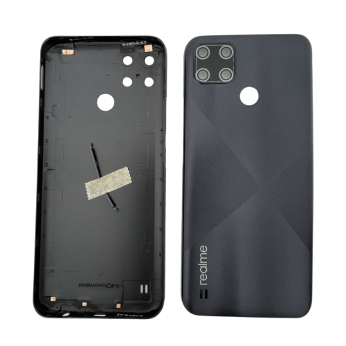 Realme C21Y 原装后盖带镜片 黑 RMX3261 RMX3263