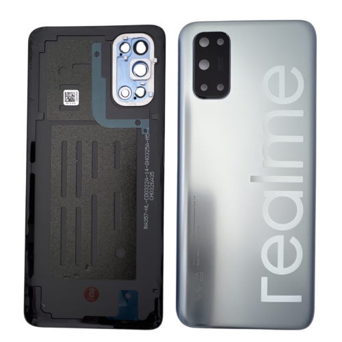 Realme 7 5G Cover Posteriore ORIGINALE + Supporto Fotocamera Argento RMX2111