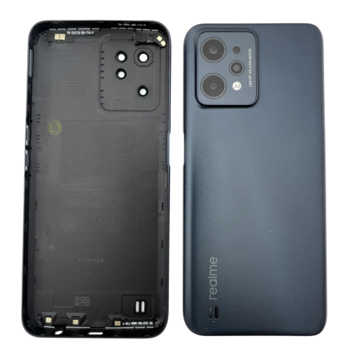 Realme C31 Cover Posteriore ORIGINALE + Supporto Fotocamera Nero RMX3501