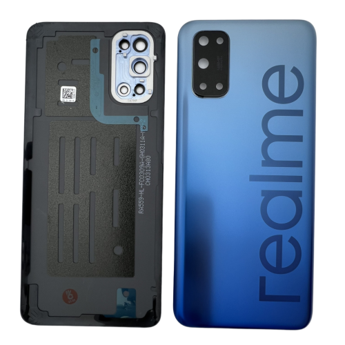 Realme 7 5G Cover Posteriore ORIGINALE + Supporto Fotocamera Blu RMX2111