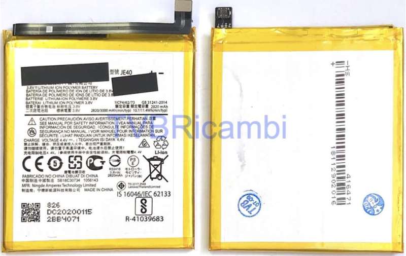 电池 JE40 Motorola Moto G7Play Moto One Moto P30Play XT1941 XT1942