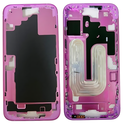 Iphone 16Plus Telaio Singolo Centrale Rosa