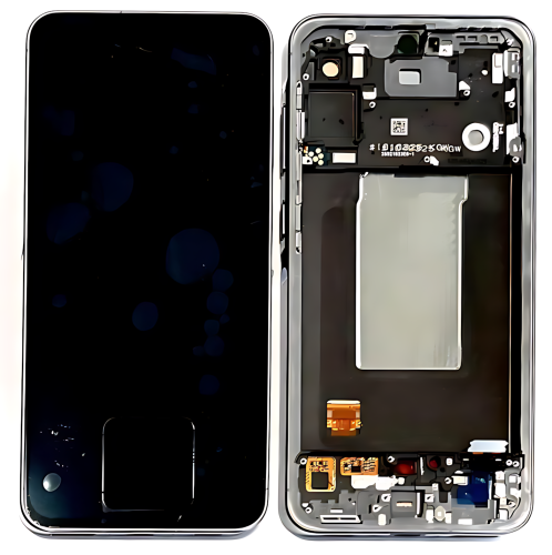 Samsung A566B A56 5G Display ORIGINALE + Cornice Service Pack Grigio