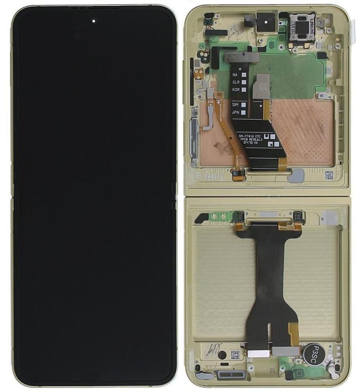 Samsung Z Flip 6 5G F741B 售后原装总成带框 黄