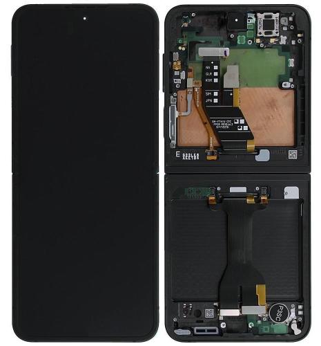 Samsung Z Flip 6 5G F741B Display Originale + Frame Service Pack Nero