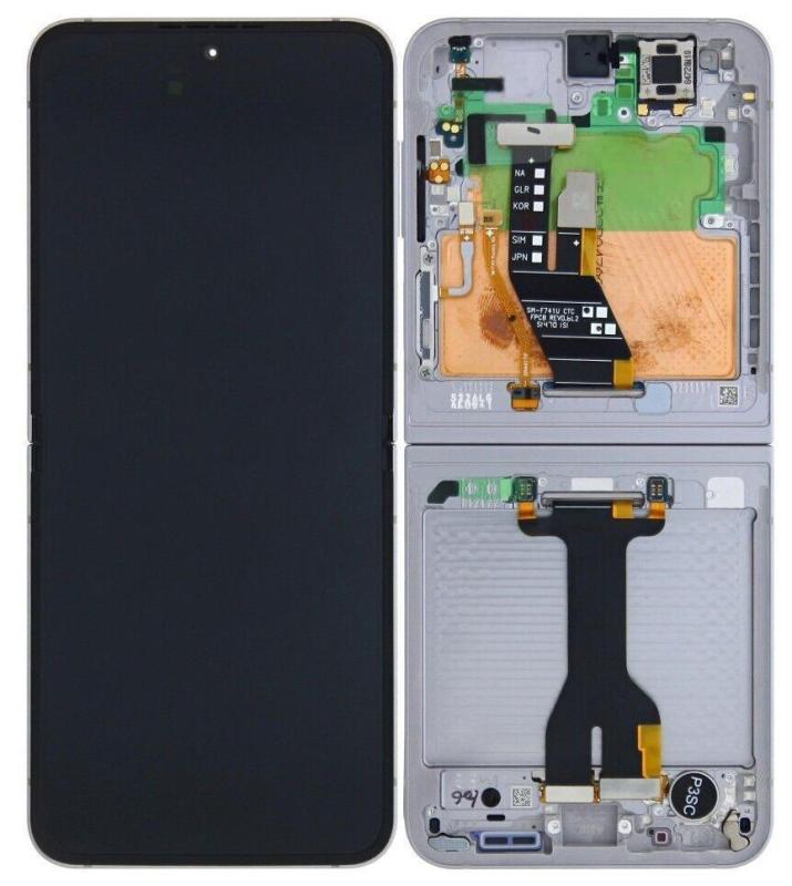 Samsung Z Flip 6 5G F741B 售后原装总成带框 白