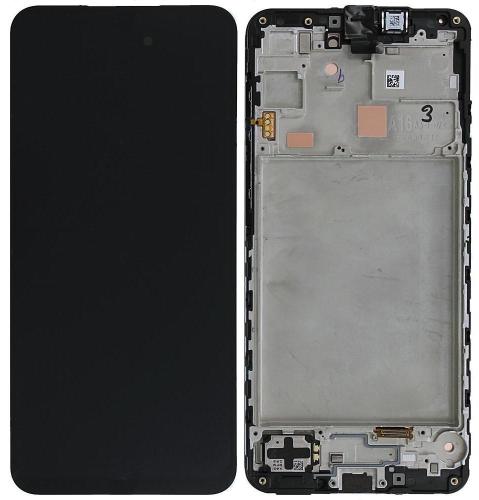 Samsung A166B A16 5G Display Originale + Frame Service Pack Nero