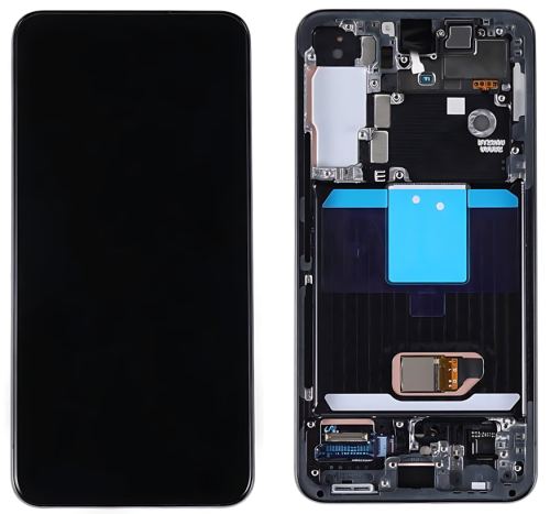 Samsung S22 S901B 售后原装总成带框 石墨黑 (不带开机音量外键按键)