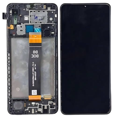Samsung A136U A13 5G M136 A136B A13 5G (BOE B8 R2.0) Display Originale + Frame Service Pack Nero