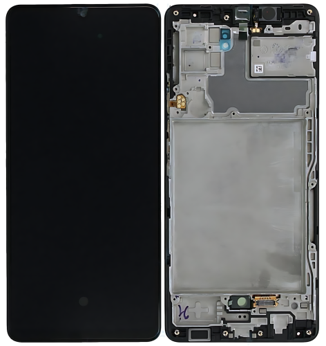Samsung A426B A42 5G 2020 Display ORIGINALE Cambiato Vetro + Cornice Nero