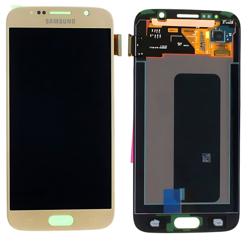 Samsung S6 G920F Display Originale Senza Frame Service Pack Oro